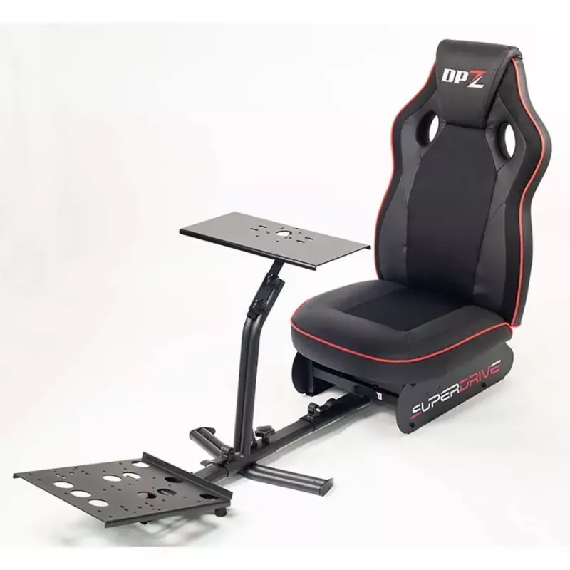 Racing cockpit Subsonic SA5681 Must Red Faux leather Mesh Metal
