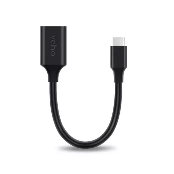 USB-C–USB 3.1 adapter Veho VCL-220-USBCA, kompaktne disain, USB-C–USB-A