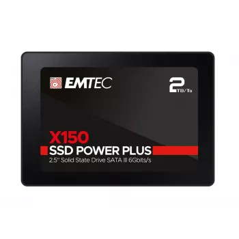 Emtec X150 Power Plus - SSD - 2 TB - intern - 2.5 (6.4 cm) - SATA 6Gb/s (ECSSD2TX150)