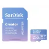 SanDisk Creator MicroSD mälukaart 256GB, kiire andmeedastus kuni 190 MB/s