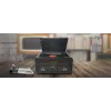 Plaadimängija muse MT-115 W — must/kuldne, 33-45-78 RPM, J-kujuline toonhoob, pöörlev helitugevus, 240 V AC