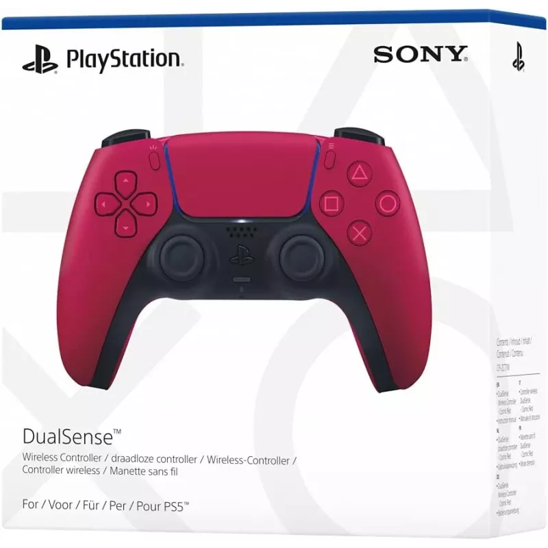 Gamepad Sony DualSense v3 Red — Bluetooth/USB, USB-C, sisseehitatud aku, PS5, 160×106×66 mm