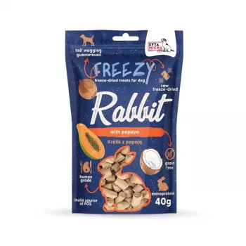 SYTA MICHA Freezy Rabbit papaijaga - koeramaius - 40g