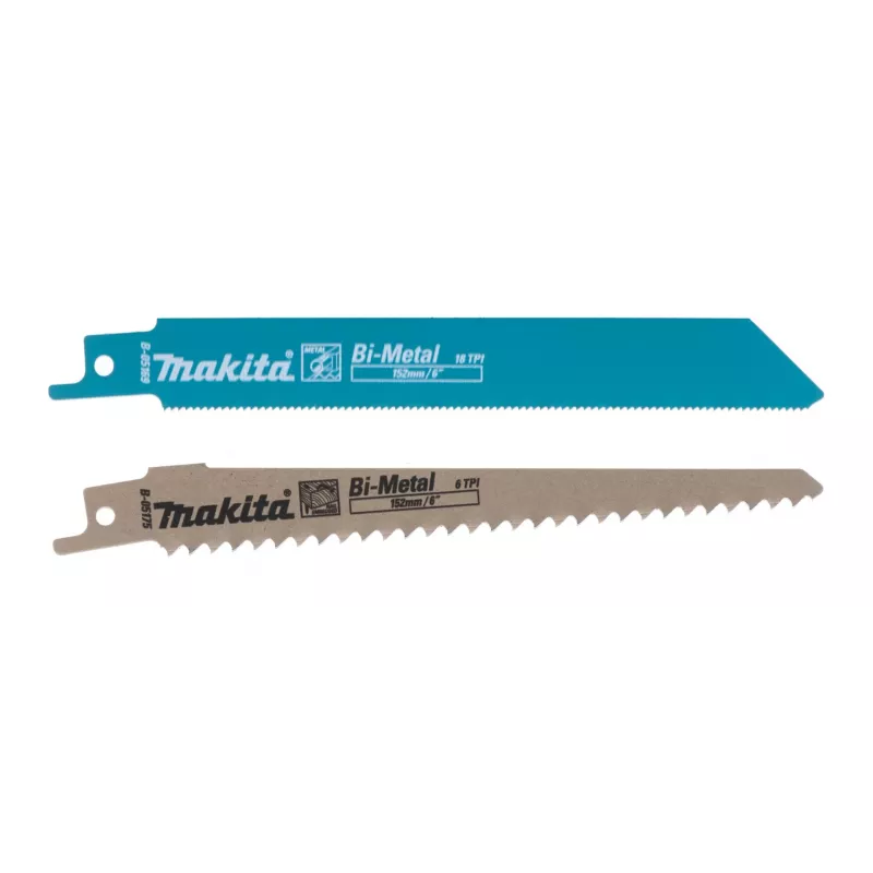Tikksaag Makita DJR187Z, 18V Li-Ion, käigupikkus 32 mm, käigusagedus 2300–3000 lööki/min, lõikesügavus puit 255 mm, metall 130 mm