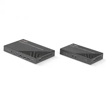 Lindy 70m Cat.6A HDMI 4K60 & Type C HDBaseT 3.0 KVM pikendaja