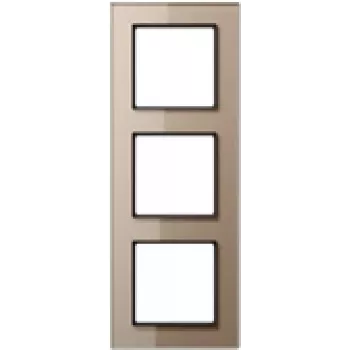 Jung AC 583 GL CH šampanja klaasist dekoratiivne kate, klaas, 84x226 mm