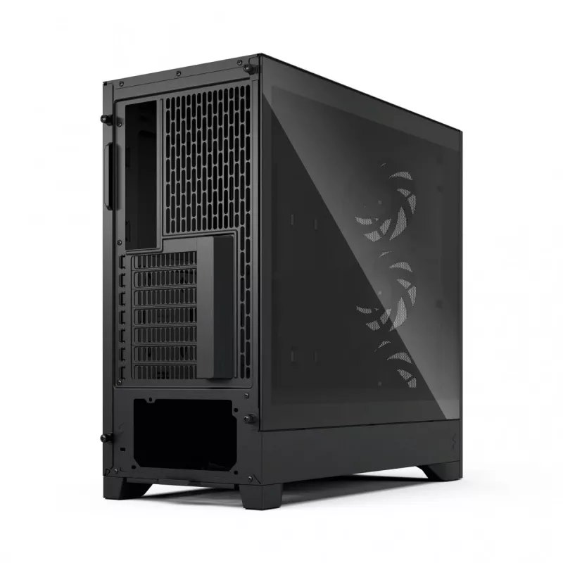 PC korpus Fractal Design Pop 2 Air Must TG Midi Tower — ATX, 3x 120 mm esiventilaatorit, toetab 2,5-tolliseid ja 3,5-tolliseid draive