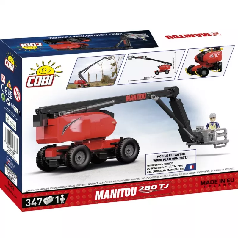 Ehitusklotsid COBI Manitou 280 TJ 347 tk alates 6. eluaastast