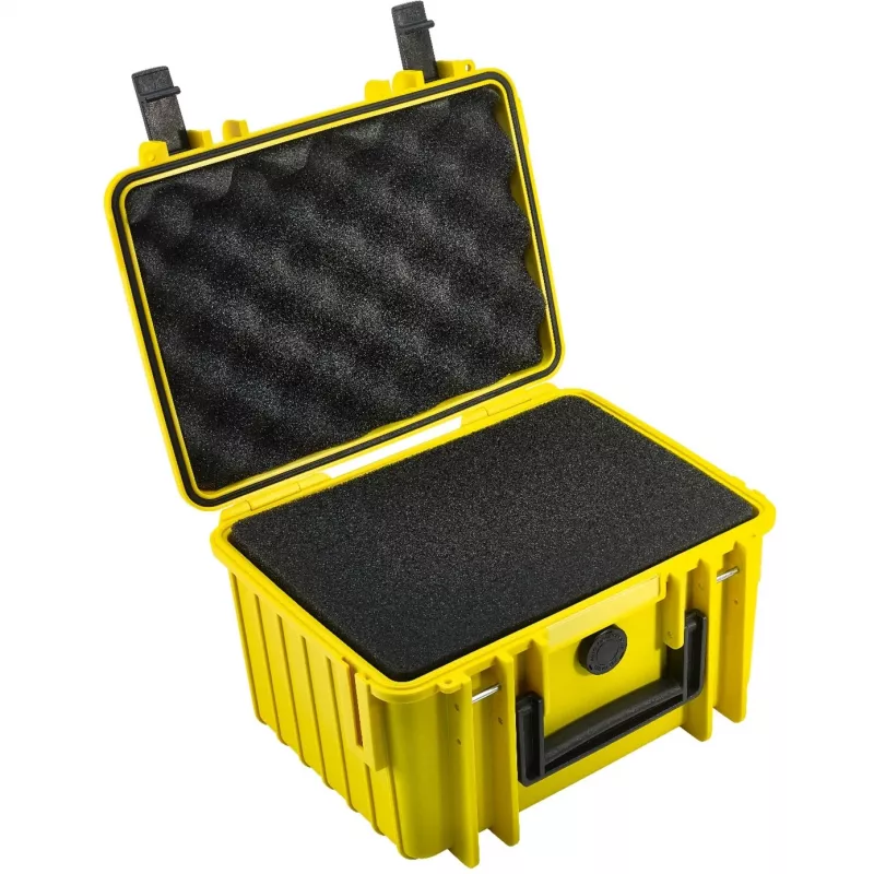 B&W Cases type 2000 kollane polüpropüleenist tolmukindel löögikindel pritsmekindel