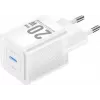 Vention mobiililaadija FEPW0-EU — 20W USB-C sisetingimustesse mõeldud vahelduvvoolulaadija nutitelefonile, tahvelarvutile, nutikellale, kõrvaklappidele, valge