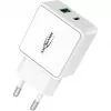 ANSMANN HC218PD - Toiteplokk - 18 W - 3000 mA - PD, QC 3.0 - 2 väljundporti (USB, USB-C) - Valge (1001-0111)