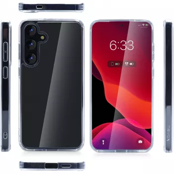 Cover nevox StyleShell SHOCKFlex Samsung Galaxy S25+ 6.7 tolli läbipaistev