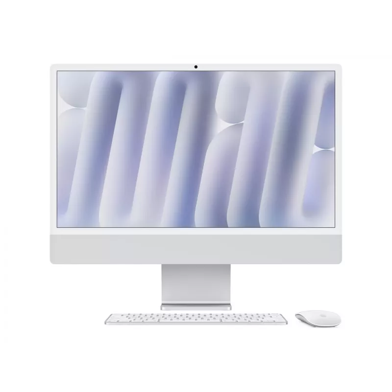 iMac 24 tolli: M4 10/10, 24 GB, 512 GB SSD – hõbedane