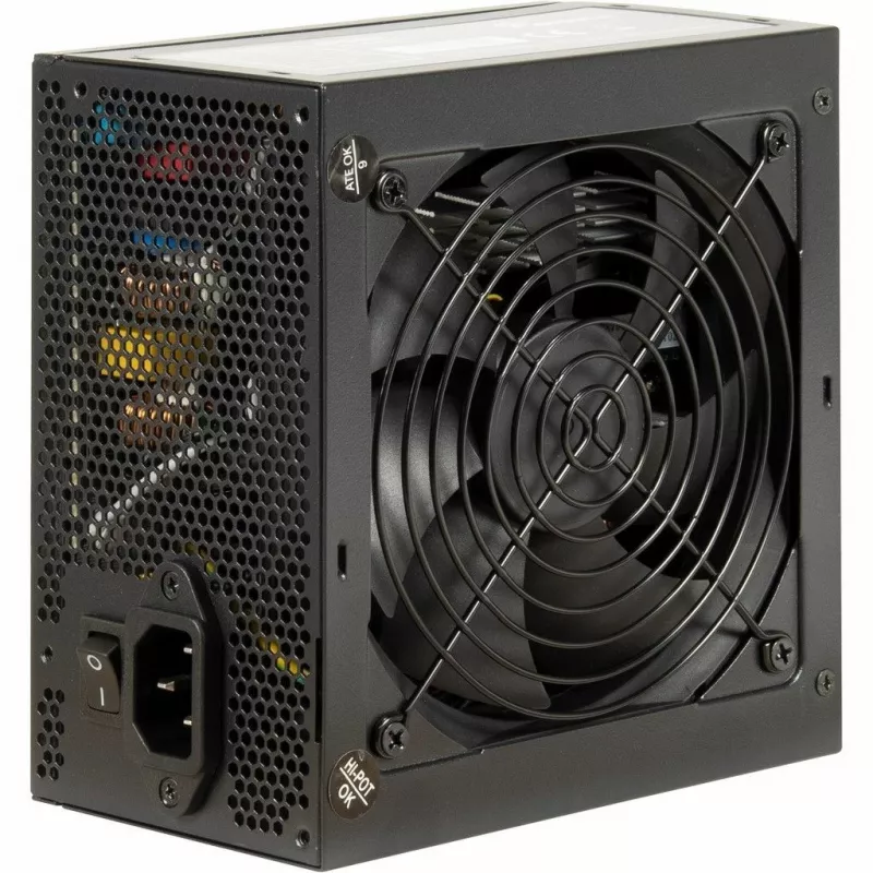 Inter-Tech ArgusNT BPS-500 toiteplokk 500 W 20+4 pin ATX ATX Must