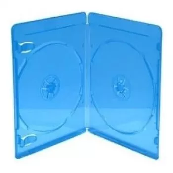 MediaRange BOX39-2-50 - ehtekarp - 2 plaati - Sinine - Läbipaistev - Plastik - 120 mm - tolmukindel - kriimustuskindel - põrutuskindel (BOX39-2-50)