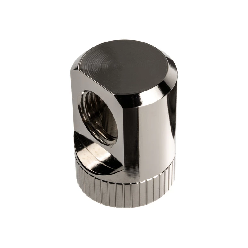 EK Water Blocks EK-Torque adapter 90 kraadi G1/4 tolli AG G1/4 tolli IG-le - pööratav, niklihõbedane