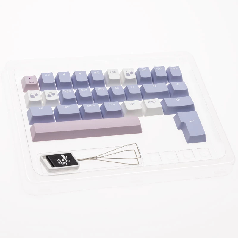 Klaviatuurikomplekt Ducky Macaron PBT Doubleshot 133 klahviga mehaanilistele klaviatuuridele, Ducky DCA132-USMACOEPD1