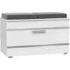 Closed shoe cabinet top e shop OPAL SZAFKA BIEL — Valge, puitlaastplaat, L850×K450 mm, 16 mm raam