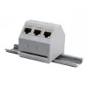 Logilink | DIN-liistu adapter 1x RJ45 võtmemoodulile | MP0053