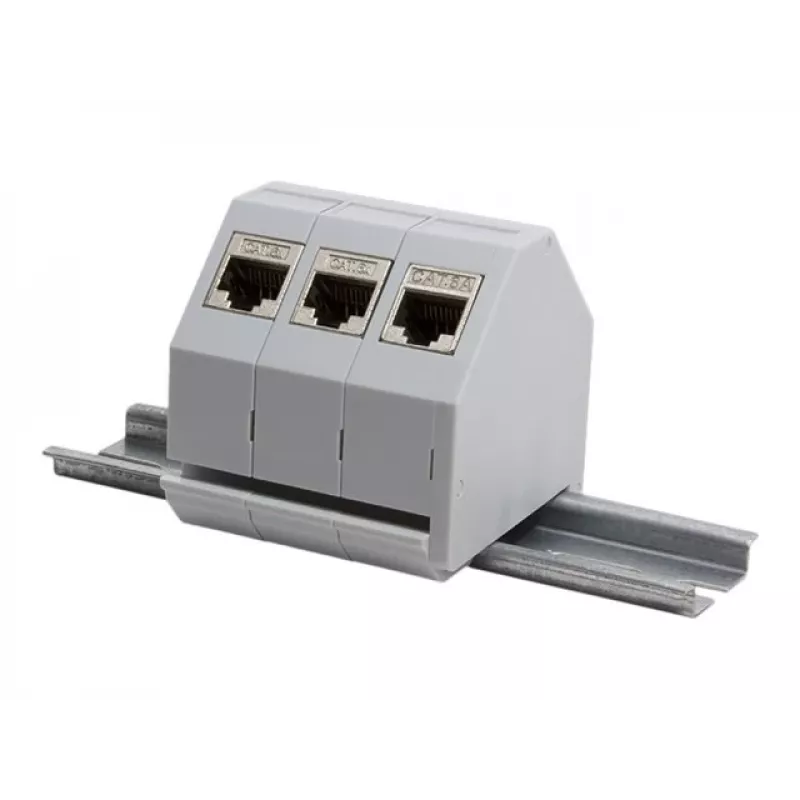 Logilink | DIN-liistu adapter 1x RJ45 võtmemoodulile | MP0053