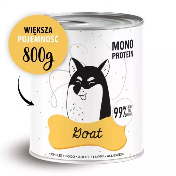 PAKA ZWIERZAKA Pepe Goat märgtoit koertele, 99% kitseliha, 800 g