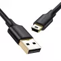 USB-kaabel UGREEN US132 Mini-USB 1 m — must, 480 Mbit/s, kiirlaadimine