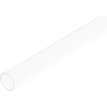 HardTube 12/10mm akrüül (PMMA) läbipaistev 60cm, toru läbipaistev, 4-osaline komplekt