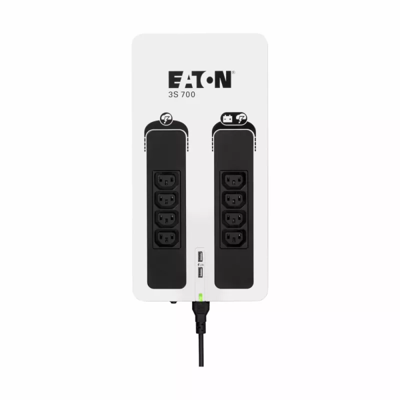 Eaton 3S700I katkematu toiteallikas (UPS) ooterežiim (võrguväline) 0,7 kVA 420 W 8 AC-pistikupesa