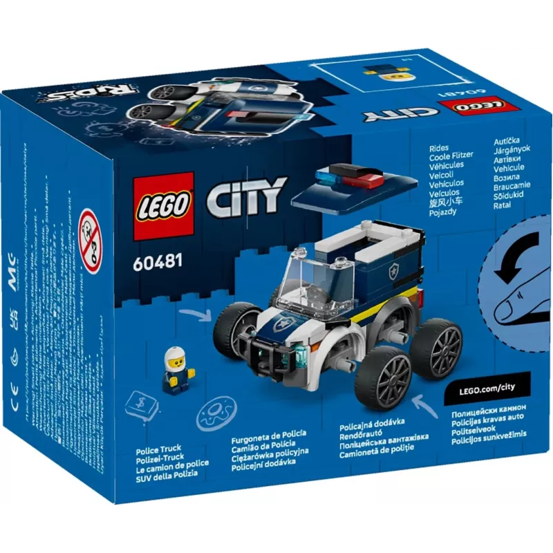 LEGO CITY 60481 Sõidukid - Politseiveok
