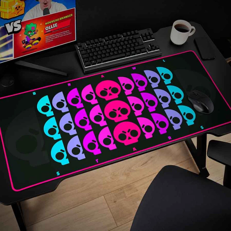 Subsonic Gaming hiir Pad XXL Brawl Stars Skull Repeater