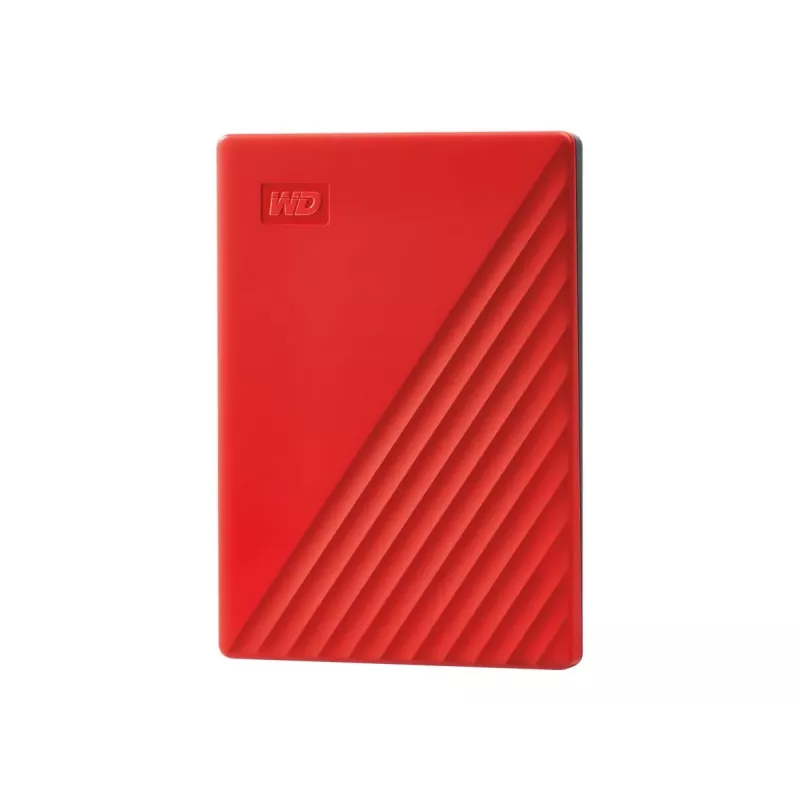 WD My Passport WDBYVG0020BRD - Festplatte - verschlüsselt - 2TB - extern (tragbar) - USB3.0 - 256-Bit-AES - Rot (WDBYVG0020BRD-WESN)