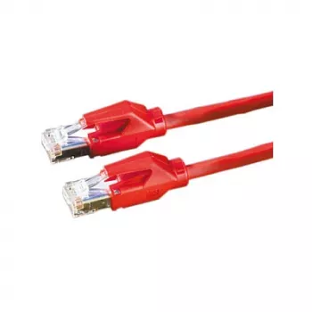 DRAKA patch-kaabel Cat.6 Class E S/FTP UC900 TM21 LSOH Punane 0,5m