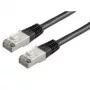 ROLINE S/FTP-(PiMF-)patch-kaabel Cat.6, must, 0,5m (21.15.1325)