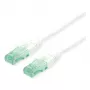 ROLINE RM patch-kaabel Cat.6A UTP, wei, 0,3 m