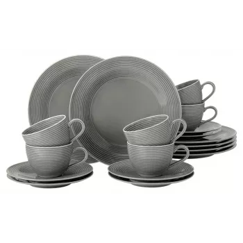 Portselanist kohvikomplekt SELECT Beat Color Glaze 6-le inimesele, valge