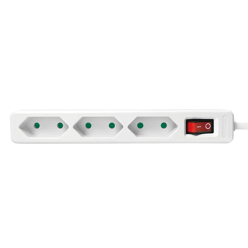 Pikendusjuhe LogiLink LPS230 1.5 m 3 vahelduvvoolupesaga siseruumidesse valge