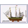 Ehituskomplekt Cobi HMS Victory — 2517 tükki, detailne ajalooline purjelaeva mudel