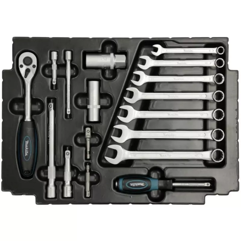 Makita E-08713 mehaaniku tööriistakomplekt 120 tööriista