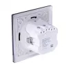 Pistikupesa tüüp F Fibaro FGWSONF-011-8, 1 pesa, 110–230 V, 50/60 Hz, must