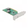 DeLOCK PCI Express 4.0 x8 kaart kahe sisemise SFF-8654 4i NVMe pordiga, madala profiiliga