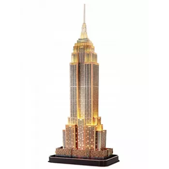 Empire State Building – valgustatav 3D pusle 37 tükiga