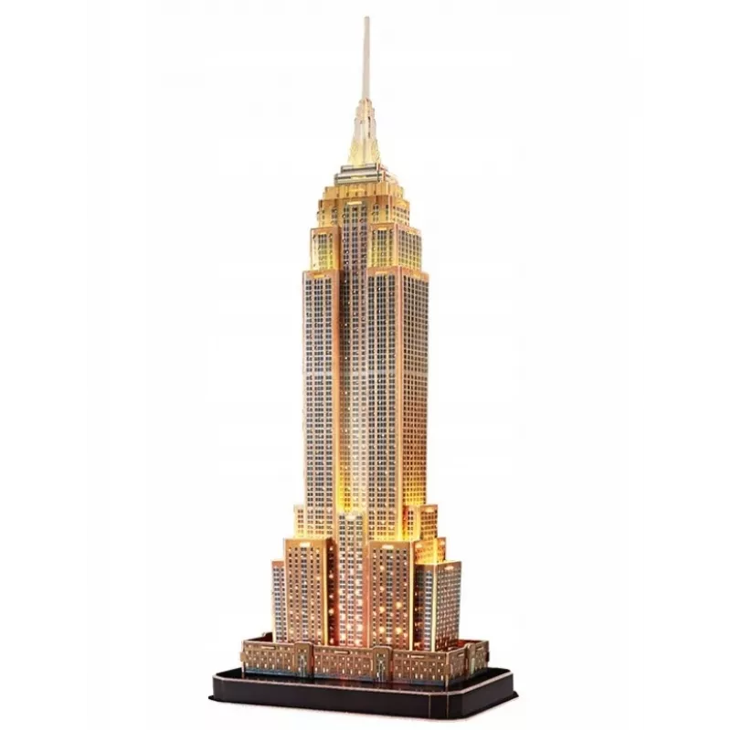 Empire State Building – valgustatav 3D pusle 37 tükiga