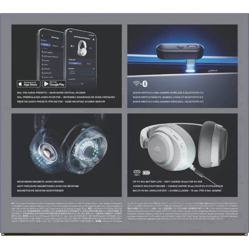 Peakomplekt Steelseries Arctis Nova 3P