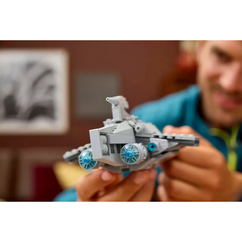 LEGO Star Wars Acclamator-klassi ründelaev komplekt 75404 — ehituskomplekt, 450 tükki, väljapanekumudel 130×150×230 mm