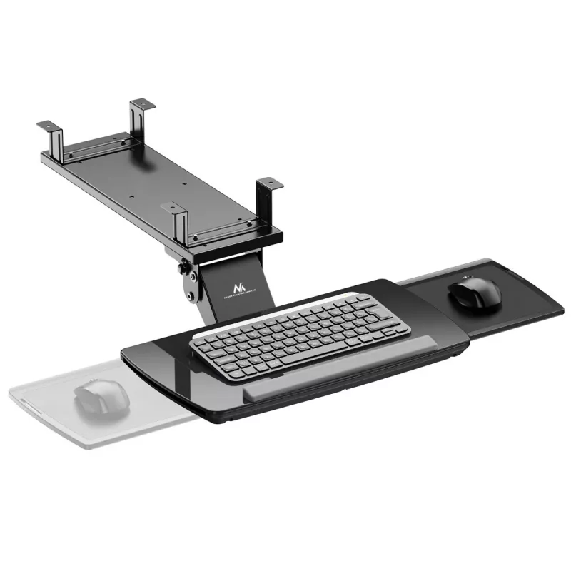 Maclean lauaalune klaviatuurihoidik, reguleeritav, max 5 kg, must, MC-156 B