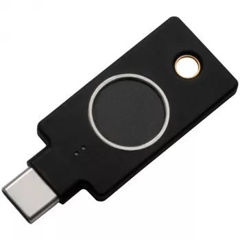 YubiKey C Bio FIDO Edition Yubico Must Paroolivaba Autentimine