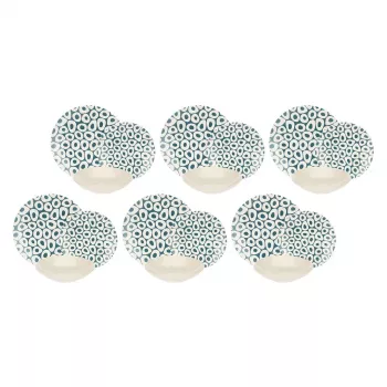 Söögiriistade komplekt 6 inimesele Rose&Tulipani R18420TA18 Sea Stones disain, 18 osa