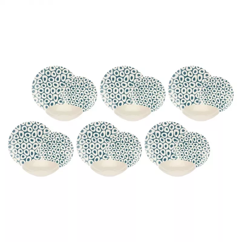 Söögiriistade komplekt 6 inimesele Rose&Tulipani R18420TA18 Sea Stones disain, 18 osa