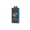 USB jaotur NATEC Cricket USB 3.2 Gen 1 Type-A RJ-45 Ethernetiga 1000 Mbit/s, alumiiniumkorpus, must