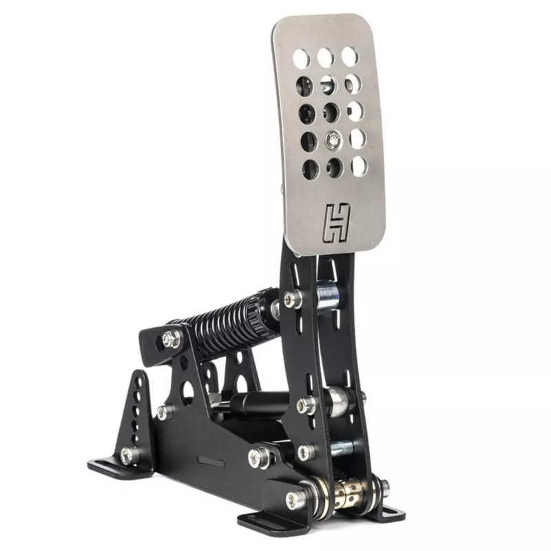 Heusinkveld Ultimate+ 3 Pedal Set must — otseajamiga sim-võidusõidupedaalide komplekt, 3 pedaali